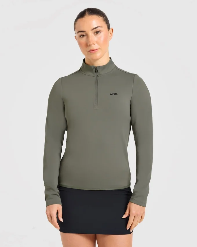 Pull classique à fermeture éclair 1/4