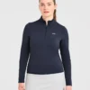 Pull classique à fermeture éclair 1/4
