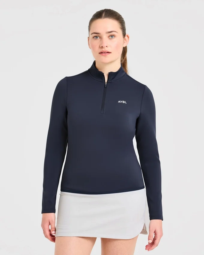 Pull classique à fermeture éclair 1/4