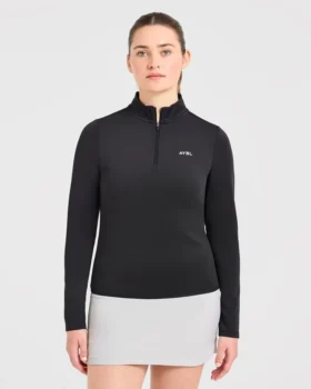 Pull classique à fermeture éclair 1/4