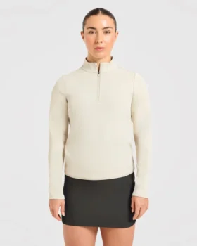Pull classique à fermeture éclair 1/4