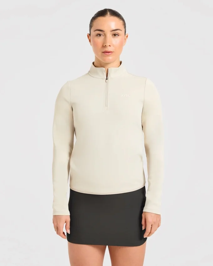 Pull classique à fermeture éclair 1/4