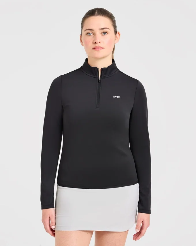 Pull classique à fermeture éclair 1/4