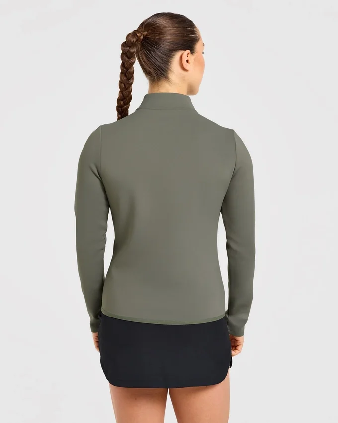 Pull classique à fermeture éclair 1/4