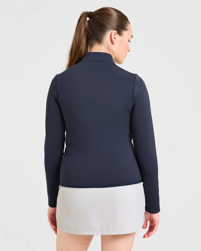Pull classique à fermeture éclair 1/4