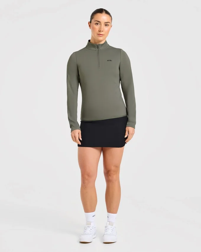 Pull classique à fermeture éclair 1/4