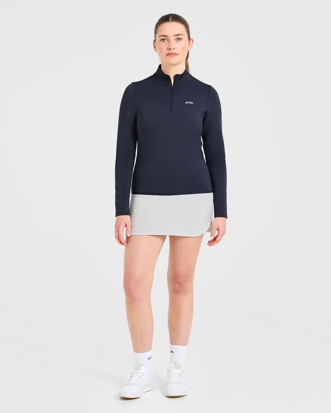 Pull classique à fermeture éclair 1/4
