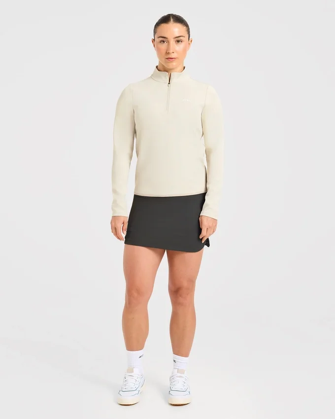 Pull classique à fermeture éclair 1/4