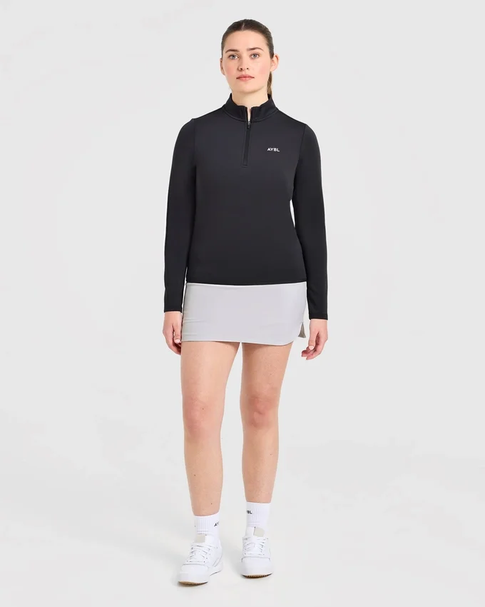 Pull classique à fermeture éclair 1/4