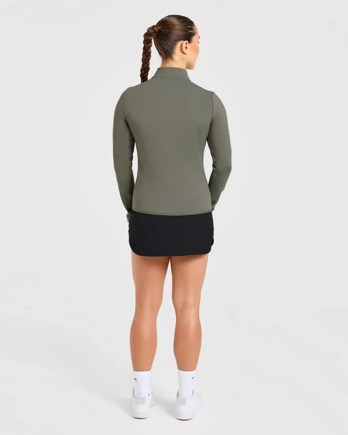 Pull classique à fermeture éclair 1/4