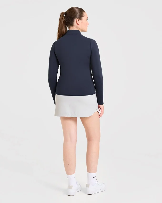 Pull classique à fermeture éclair 1/4