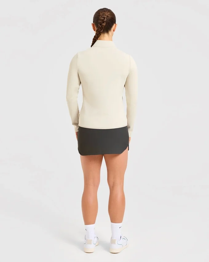 Pull classique à fermeture éclair 1/4