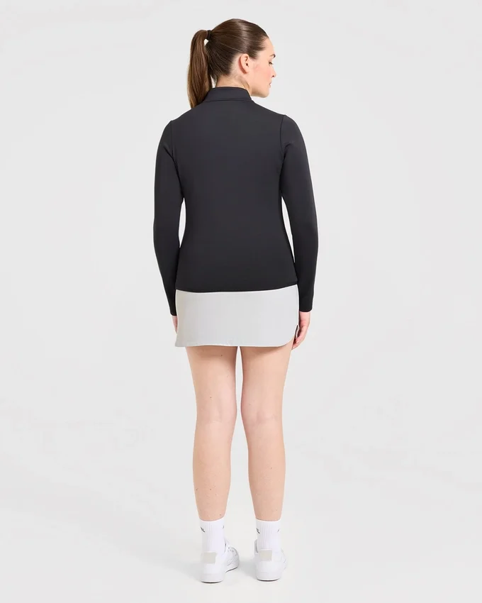 Pull classique à fermeture éclair 1/4