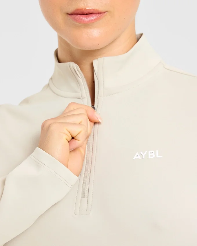 Pull classique à fermeture éclair 1/4