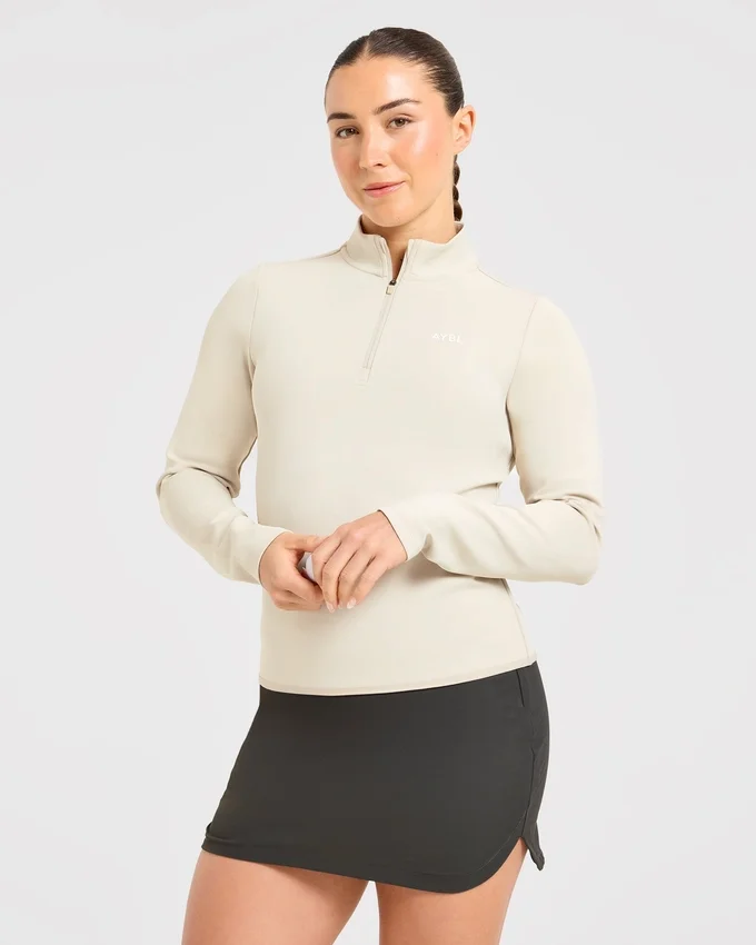 Pull classique à fermeture éclair 1/4