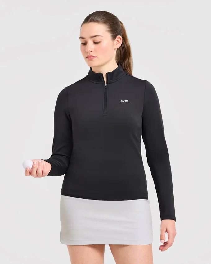 Pull classique à fermeture éclair 1/4