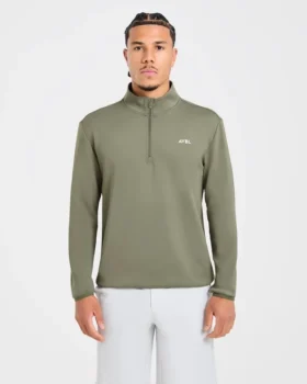 Pull à col zippé 1/4 « Precision »