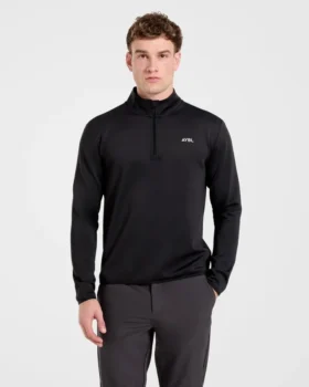 Pull à col zippé 1/4 « Precision »