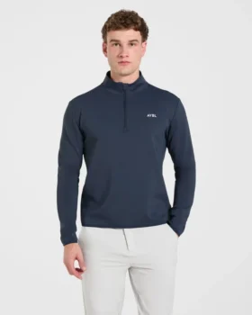 Pull à col zippé 1/4 « Precision »