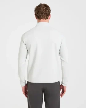 Pull à col zippé 1/4 « Precision »