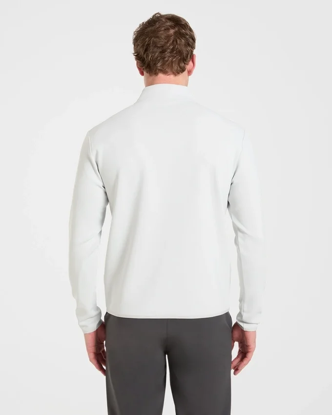 Pull à col zippé 1/4 « Precision »