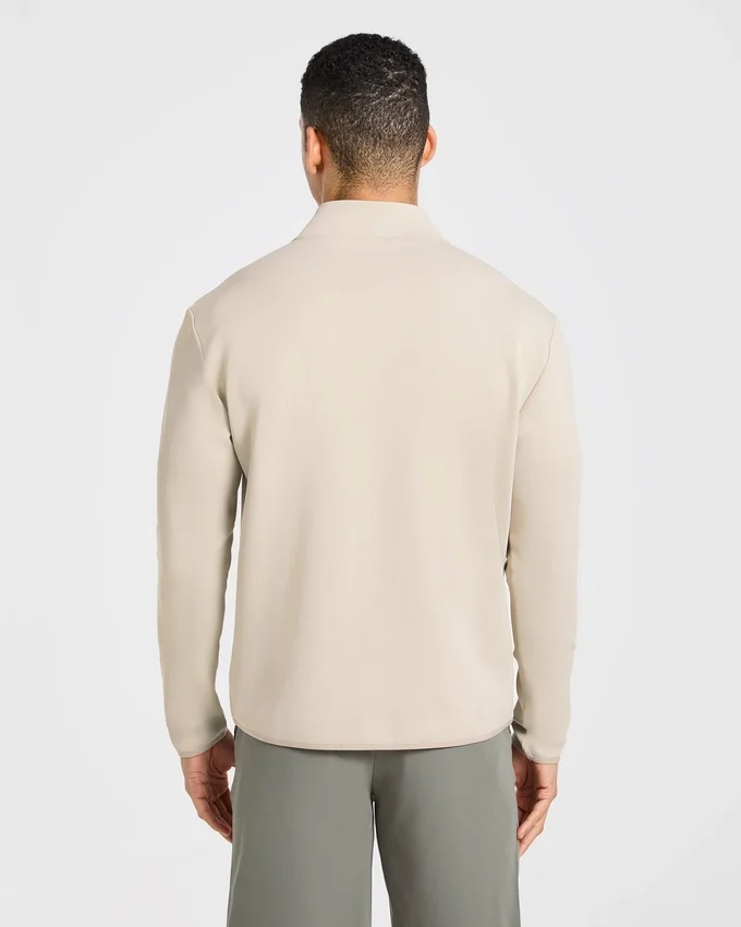 Pull à col zippé 1/4 « Precision »