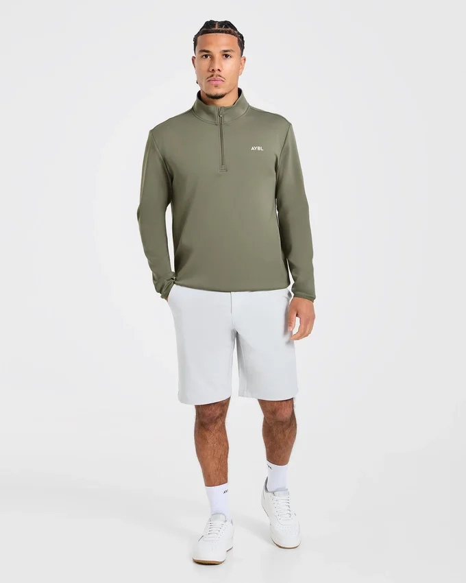 Pull à col zippé 1/4 « Precision »
