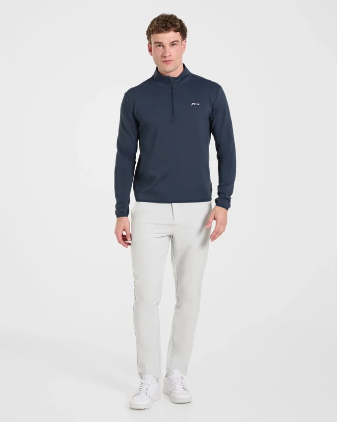 Pull à col zippé 1/4 « Precision »