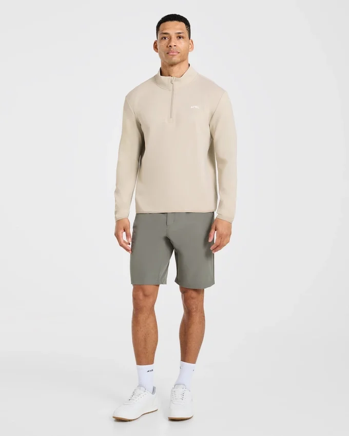 Pull à col zippé 1/4 « Precision »