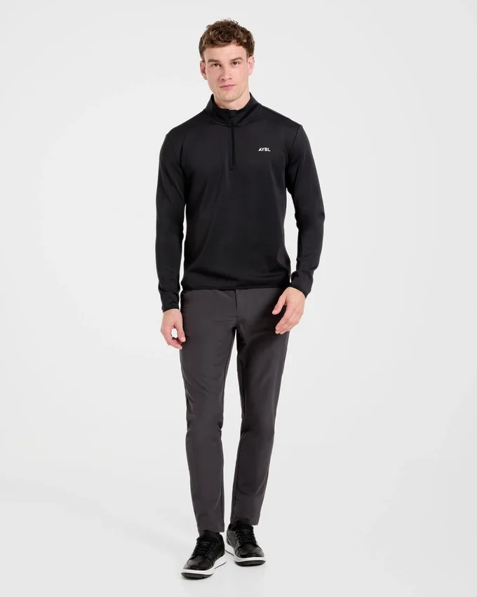 Pull à col zippé 1/4 « Precision »