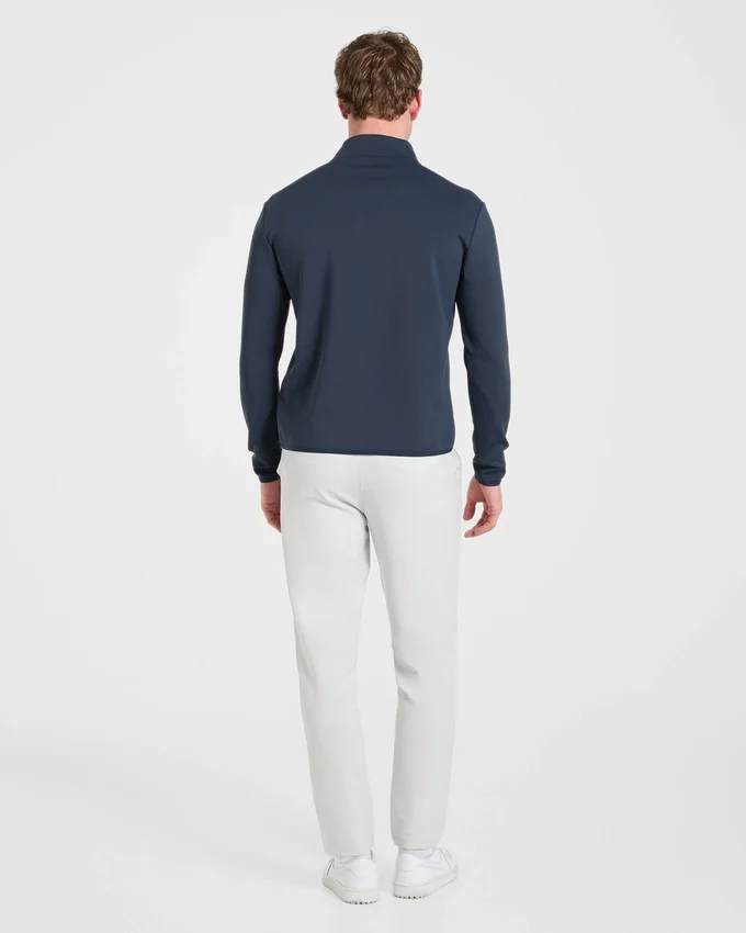 Pull à col zippé 1/4 « Precision »