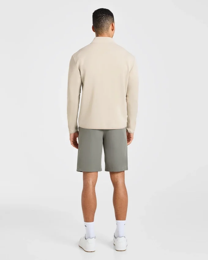 Pull à col zippé 1/4 « Precision »