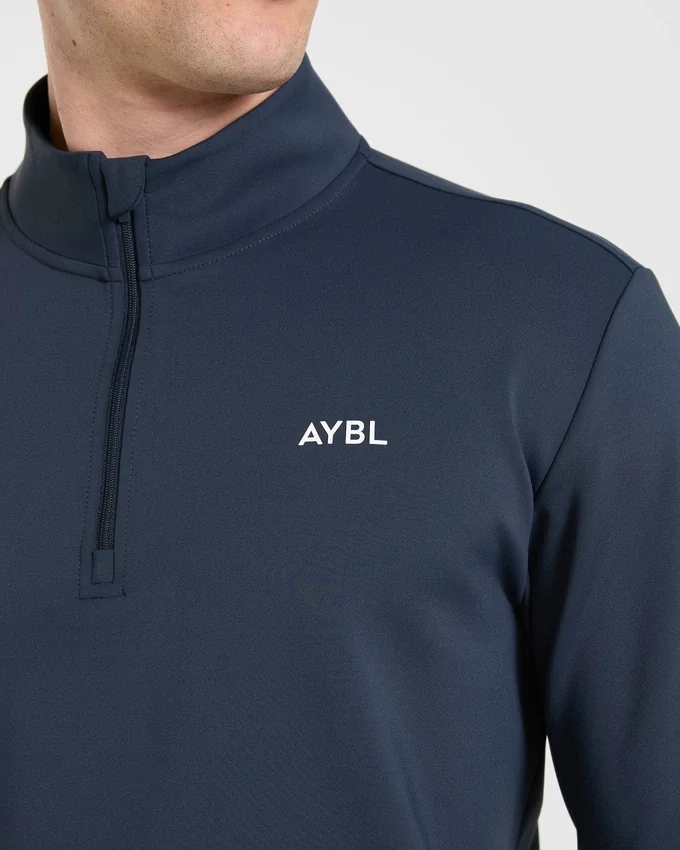 Pull à col zippé 1/4 « Precision »