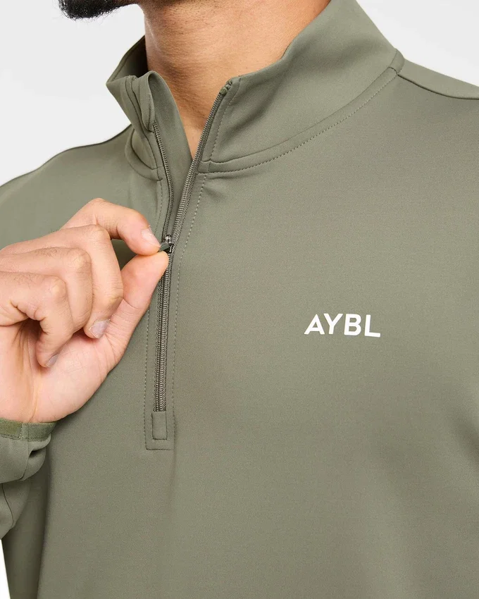 Pull à col zippé 1/4 « Precision »