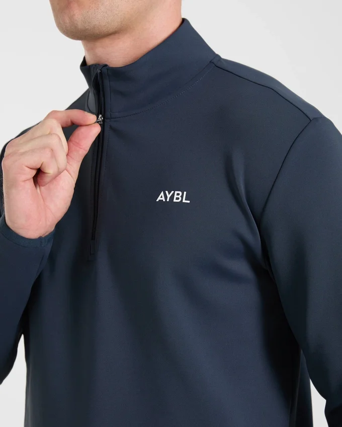 Pull à col zippé 1/4 « Precision »