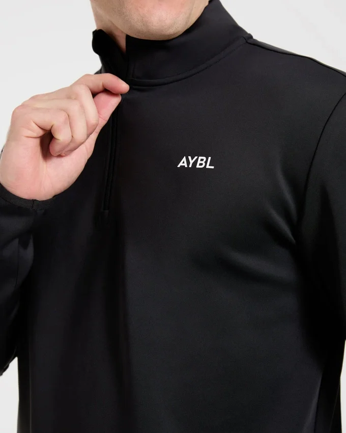 Pull à col zippé 1/4 « Precision »