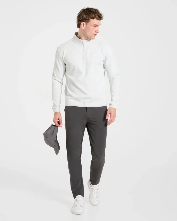 Pull à col zippé 1/4 « Precision »