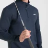 Pull à col zippé 1/4 « Precision »