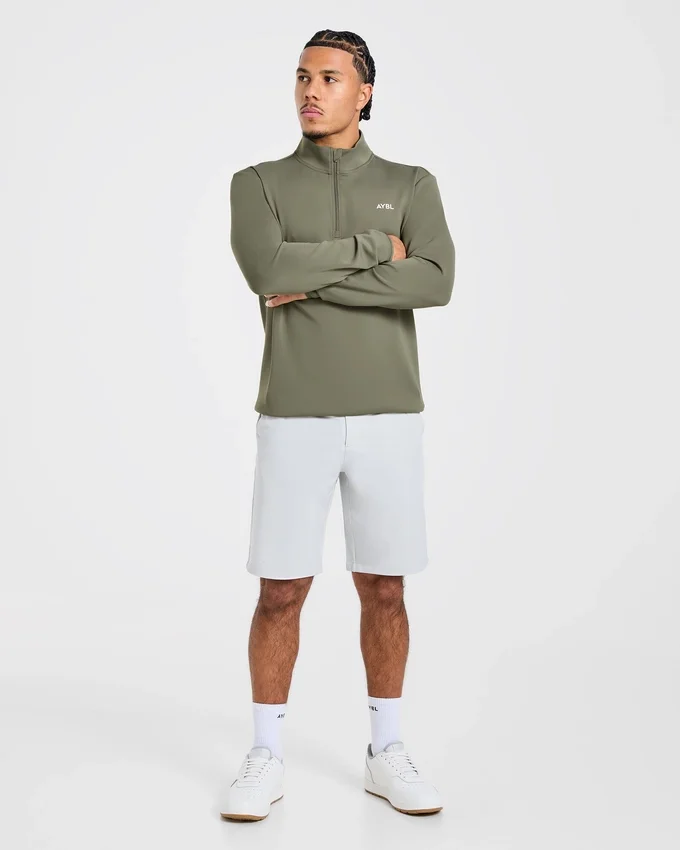 Pull à col zippé 1/4 « Precision »