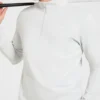 Pull à col zippé 1/4 « Precision »