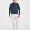 Pull à col zippé 1/4 « Precision »