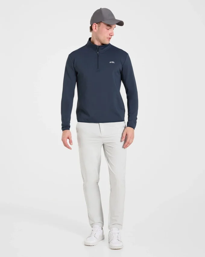 Pull à col zippé 1/4 « Precision »