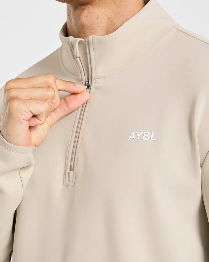 Pull à col zippé 1/4 « Precision »