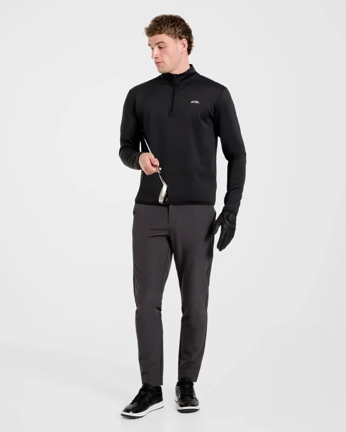 Pull à col zippé 1/4 « Precision »
