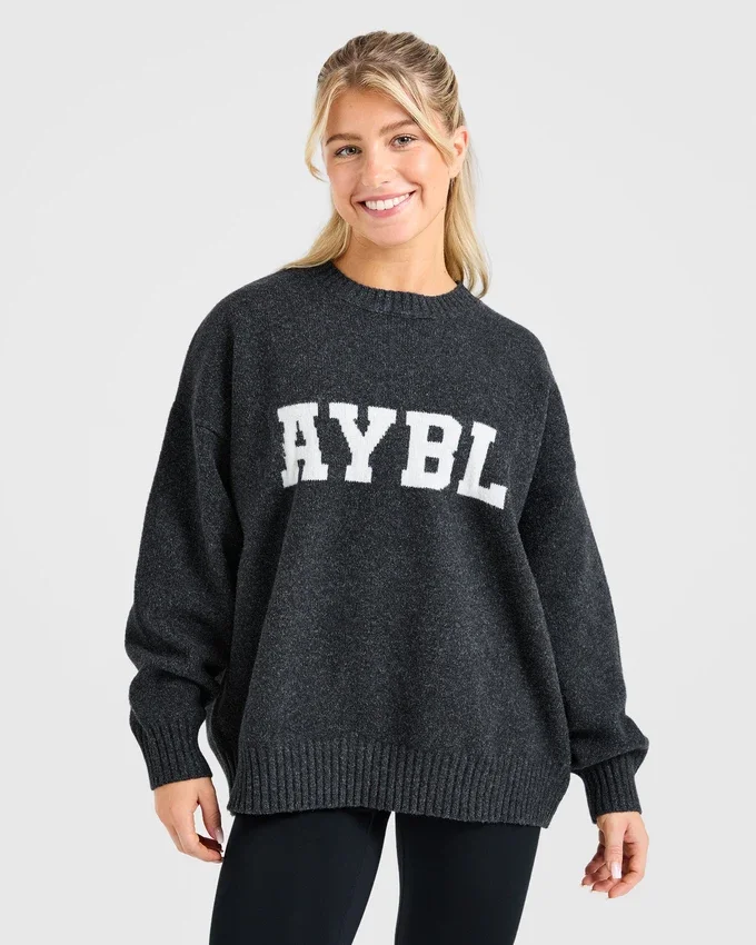 Pull en maille oversize « Varsity »