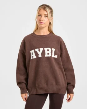 Pull en maille oversize « Varsity »