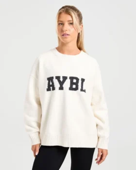 Pull en maille oversize « Varsity »