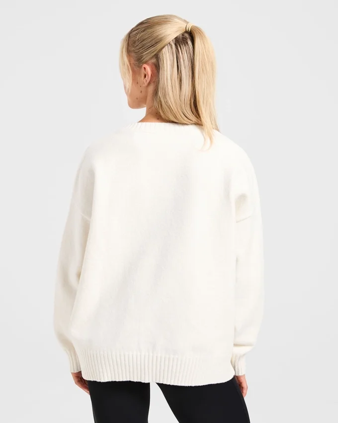 Pull en maille oversize « Varsity »