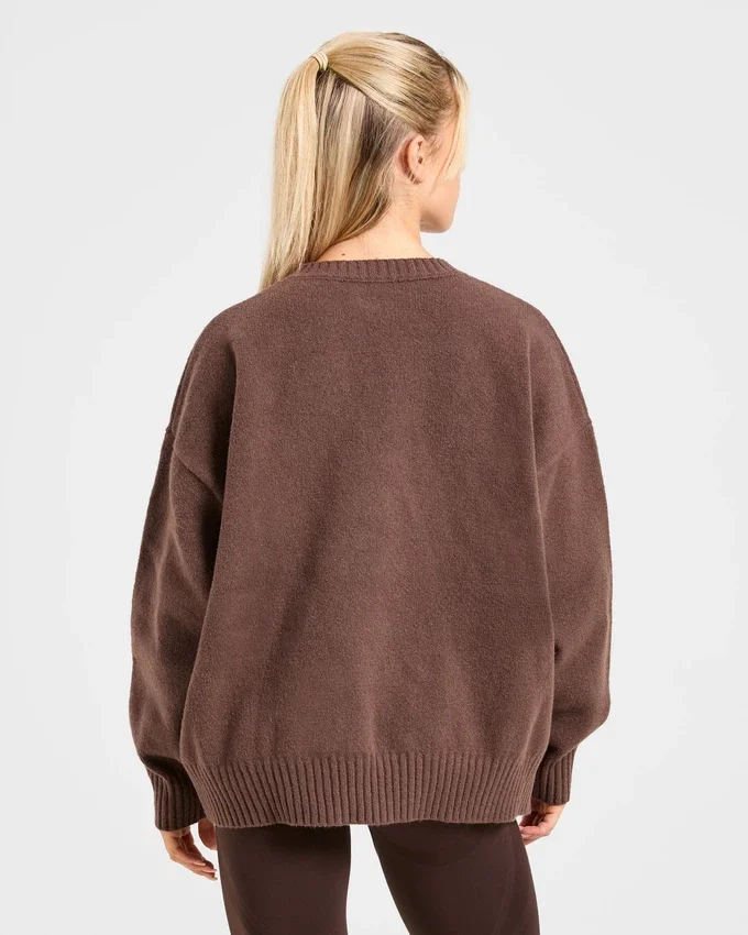 Pull en maille oversize « Varsity »