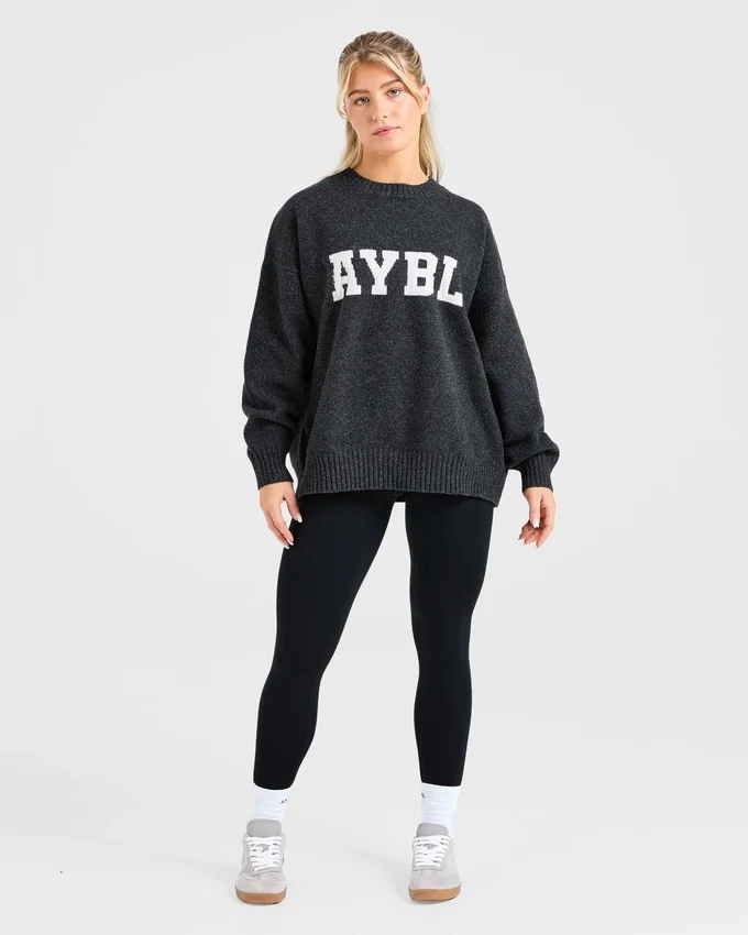 Pull en maille oversize « Varsity »